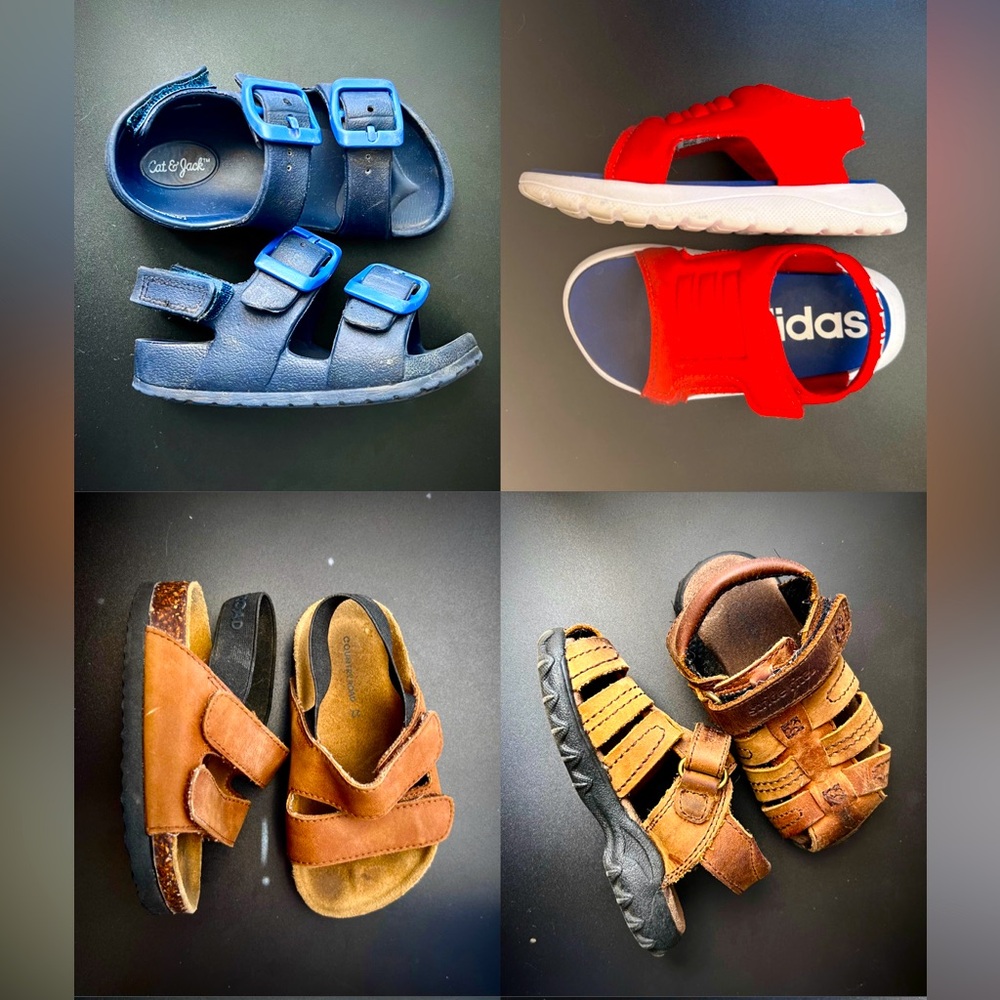 Baby boy sandals bundle size 5,6,7